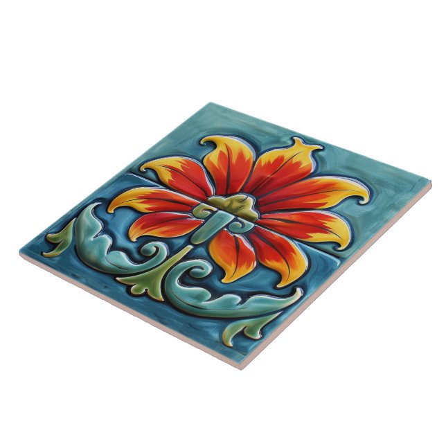 Beautiful Talavera  Tile (Side)