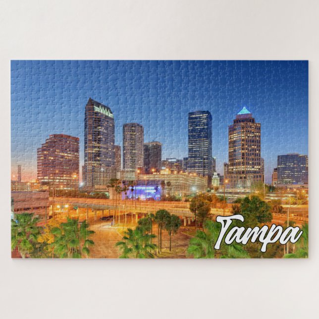 Beautiful Tampa, Florida, United States Jigsaw Puzzle (Horizontal)