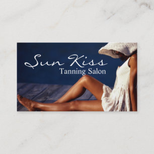 Beautiful Tanning Salon Business Card