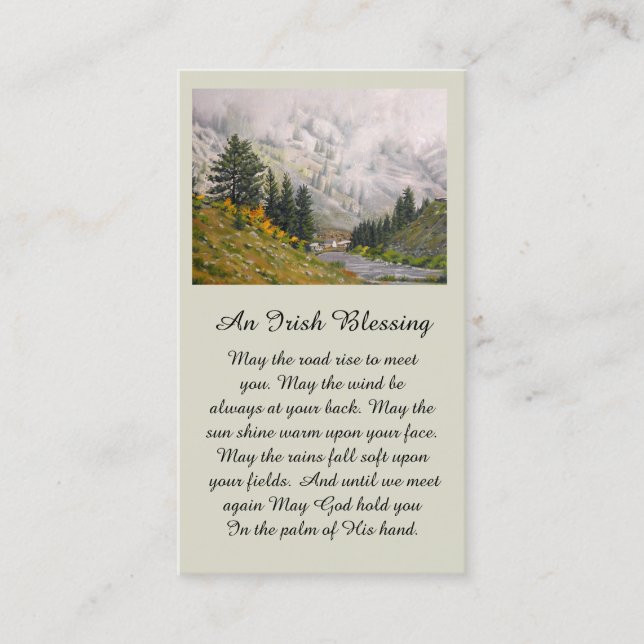 Beautiful Taylor River Sympathy Card (Front)