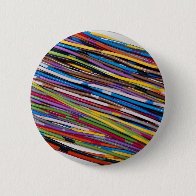 Beautiful Telephone wire 6 Cm Round Badge (Front)