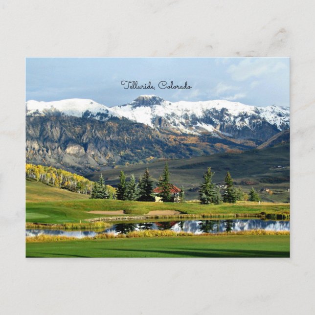 Beautiful Telluride, Colorado Landscape Postcard (Front)