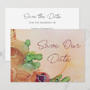 Beautiful Terracotta  Save The Date