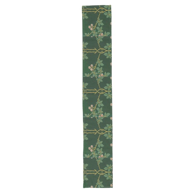 Beautiful textile pattern, William Morris Long Table Runner (Front)