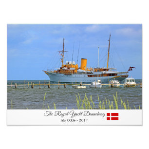 Beautiful The Royal Yacht Dannebrog Photo Print! Print