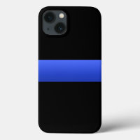 Beautiful Thin Blue Line Police Gradient