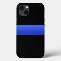 Beautiful Thin Blue Line Police Gradient