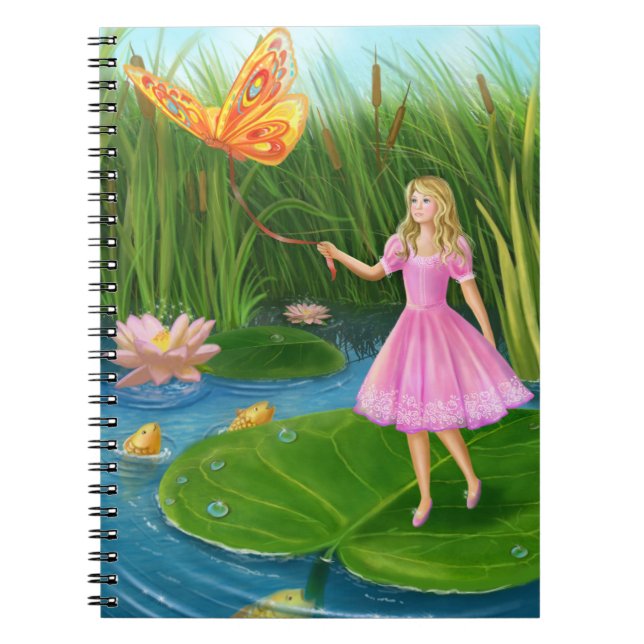 Beautiful Thumbelina Spiral Notebook (Front)