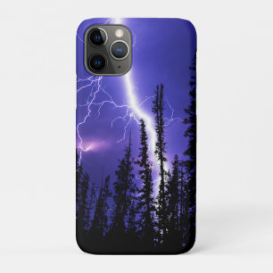 beautiful thunder over the forest Case-Mate iPhone case