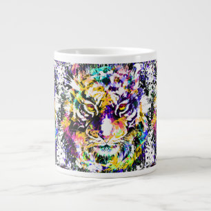 Beautiful Tiger Coffee Mug Colorful Tiger
