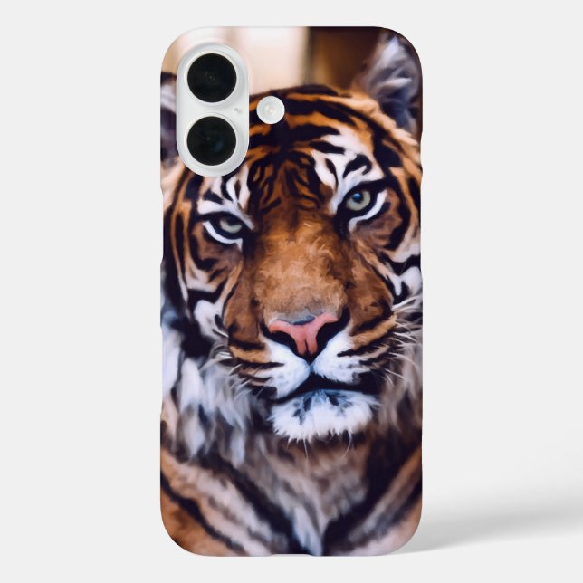 Beautiful Tiger Face Animal Wildlife Case-Mate iPhone Case (Back)