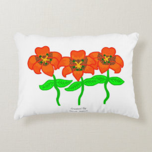 Beautiful Tiger Lilies Accent Pillow