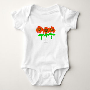 Beautiful Tiger Lilies Baby Jersey Bodysuit