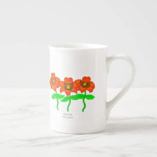 Beautiful Tiger Lilies Bone China Mug