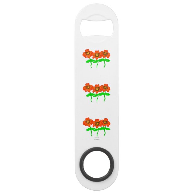 Beautiful Tiger Lilies Speed Bottle Opener (Front)