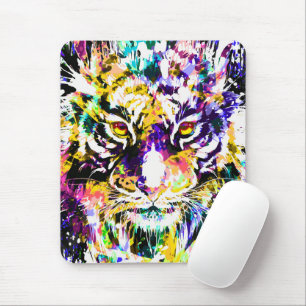 Beautiful Tiger Mouse Pad   Orange Tiger Mousepad