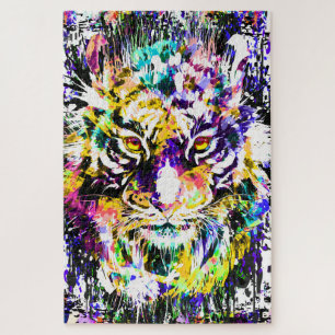 Beautiful Tiger Puzzle Colourful Tiger Puzzle
