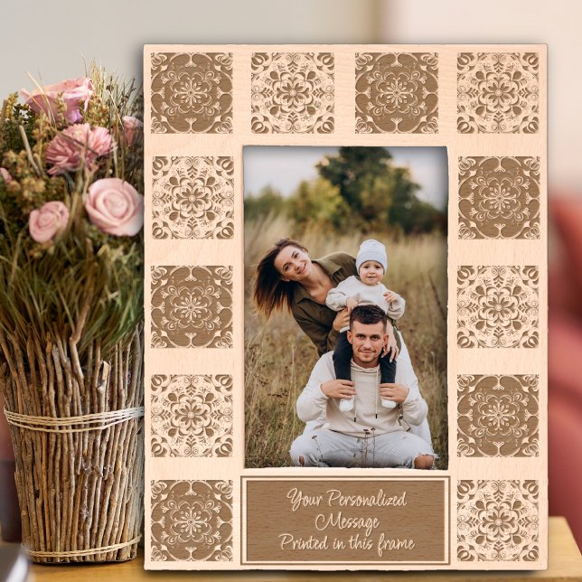 Beautiful tiles geometric patterns generic message etched frames (Creator Uploaded)