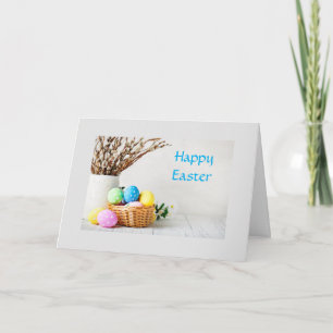 BEAUTIFUL TIME TO THINK OF YOU***HAPPY EASTER***  HOLIDAY CARD