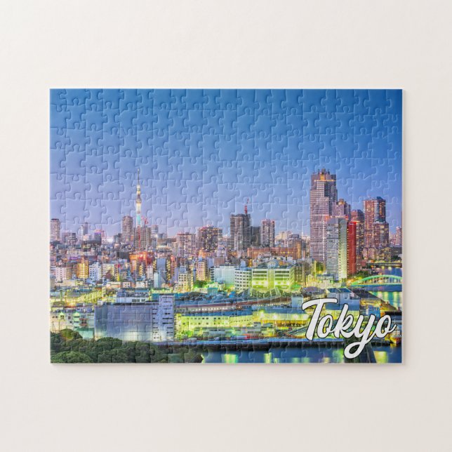 Beautiful Tokyo, Japan Jigsaw Puzzle (Horizontal)