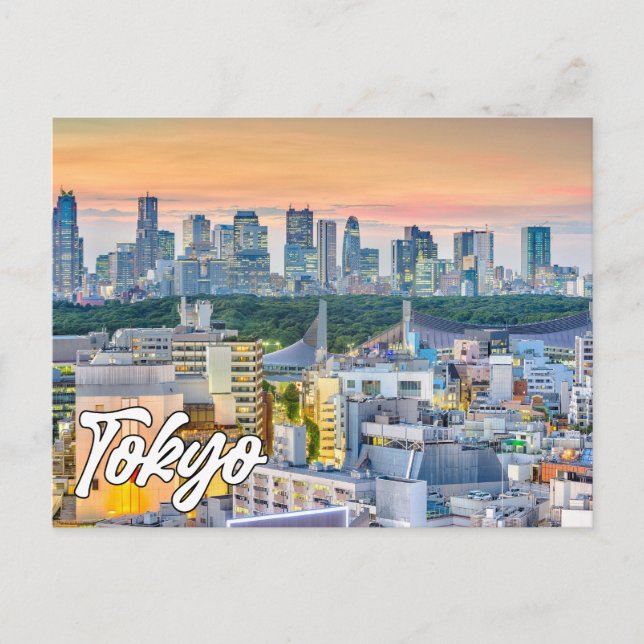 Beautiful Tokyo, Japan Postcard (Front)