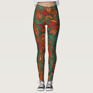 Beautiful Traditional Abstract Art Leggings
