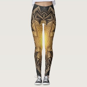 Beautiful Traditional Abstract Art Leggings