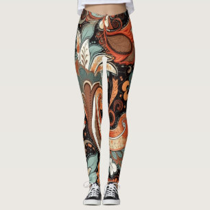 Beautiful Traditional Abstract Art Leggings