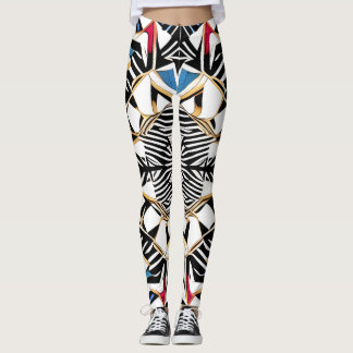 Beautiful Traditional Abstract Art Leggings