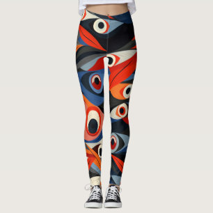 Beautiful Traditional Abstract Art Leggings