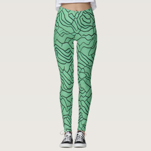Beautiful Traditional Abstract Art Leggings
