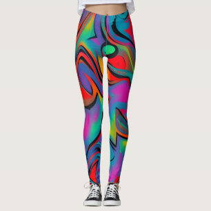 Beautiful Traditional Abstract Art Leggings