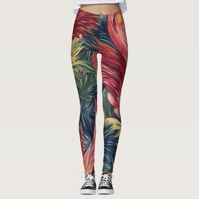 Beautiful Traditional Abstract Art Leggings (Front)