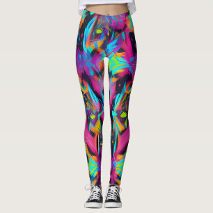 Beautiful Traditional Abstract Art Leggings