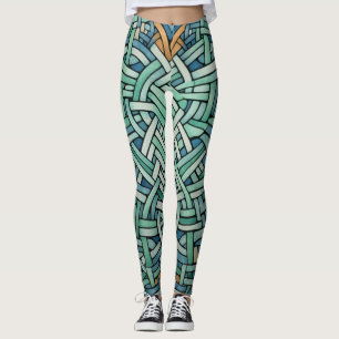 Beautiful Traditional Abstract Art Leggings
