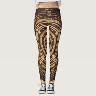 Beautiful Traditional Abstract Art Leggings