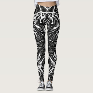 Beautiful Traditional Abstract Art Leggings