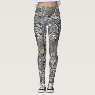 Beautiful Traditional Abstract Art Leggings