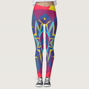 Beautiful Traditional Abstract Art Leggings