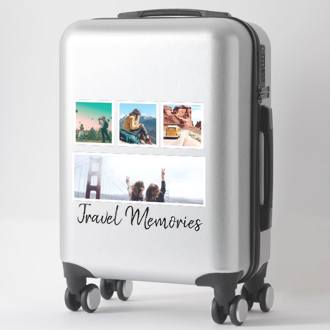 Beautiful Travel Photo Collage (Suitcase)