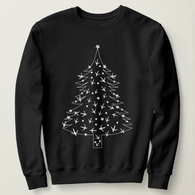 beautiful  tree paw chickens farmers sweatshirt (Design Front)
