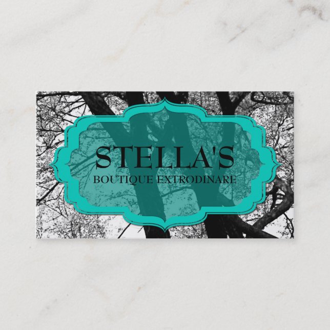 Beautiful Trees of Nature  Retail Business Cards (Front)