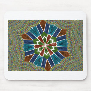Beautiful Trendy Asian Textile Design Art Print Mouse Pad