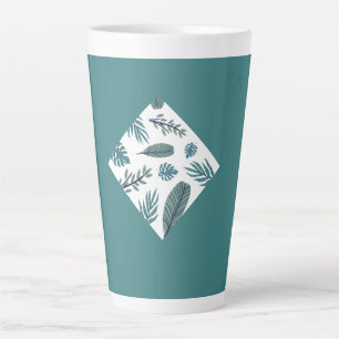  Beautiful Trendy  leaves latte mug