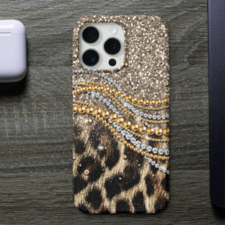 Beautiful Trendy Leopard Faux Animal Print Case-Ma Case-Mate iPhone 14 Pro Case