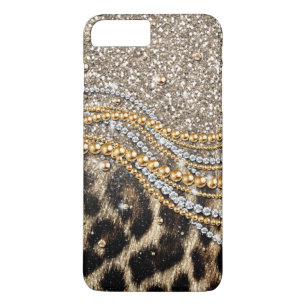 Beautiful trendy leopard faux animal print Case-Mate iPhone case