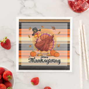 Beautiful Trendy Thanksgiving Autumn Collection Napkin