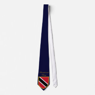 Beautiful Trinidad and Tobago Flag Tie