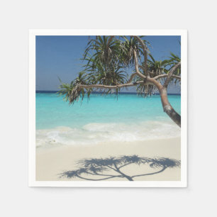 Beautiful Tropical Beach Ocean Paradise Napkin
