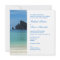 Beautiful Tropical Beach Wedding Invitiation 2